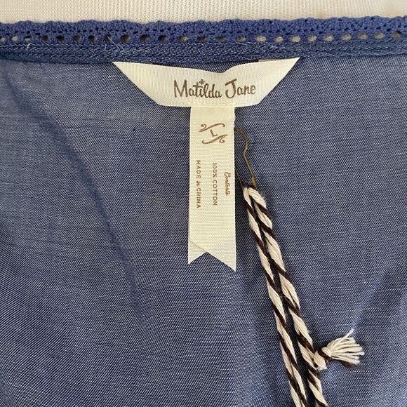 NWT Matilda Jane Hour By Hour Chambray Jacket Size Large - Picture 7 of 8